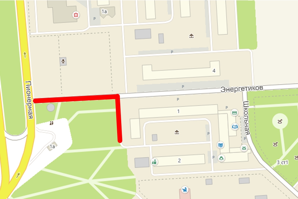 Схема участка дорожно-уличной сети  с ограниченным движением транспортных средств 10.09.2022