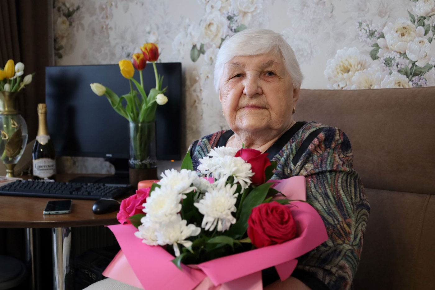90-летний юбилей труженицы тыла, жительницы блокадного Ленинграда