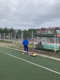 В Излучинске организована детская игровая (спортивная) площадка