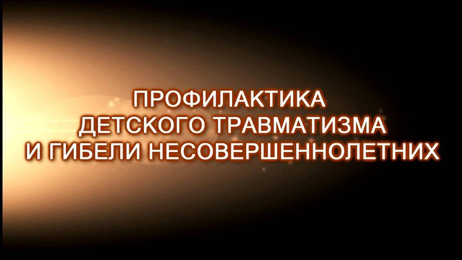 ПРОФИЛАКТИКА ДЕТСКОГО ТРАВМАТИЗМА И ГИБЕЛИ НЕСОВЕРШЕННОЛЕТНИХ ОТ УПРАВЛЯЕМЫХ ПРИЧИН